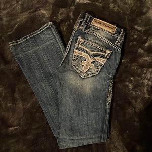Womens size 27 bootcut Rock Revival Jeans